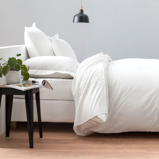 Σεντόνι Ξενοδοχείου 240x260 80%cotton 20%polyester Percalle 144tc