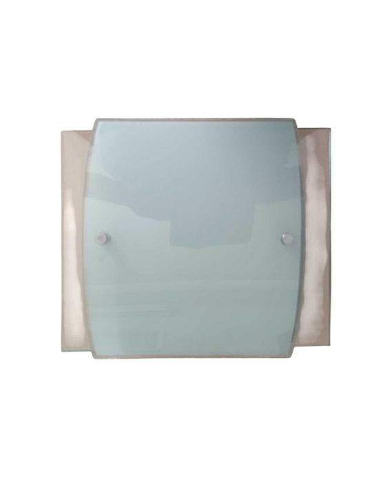 Arlight Απλίκα Τοίχου 28,5x22,5x10cm 2x40w Γυαλί Διαφανές-οπάλ Arlight Απλίκα Τοίχου 28,5x22,5x10cm 2x40w Γυαλί Διαφανές-οπάλ