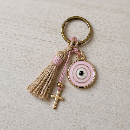 Metall Rund Muster Emaille Rosa 20mm Großhandel 12 Stück