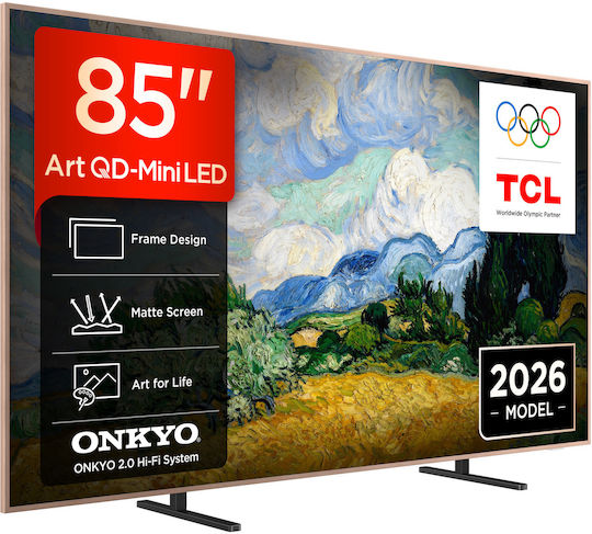 TCL Smart Televizor 85" 4K UHD QD-Mini LED A400 Pro Art HDR (2026) 85A400 Pro