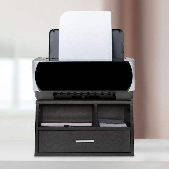 Relaxdays Printer Stand Office Black 22x30x40 Cm