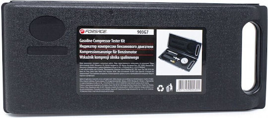 Compression Pressure Tester Meter Gasoline 0-21