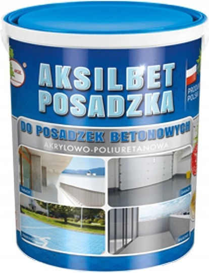AKSIL AKSILBET FLOOR PAINT LIGHT Πλαστικό Χρώμα Light Gray 1lt