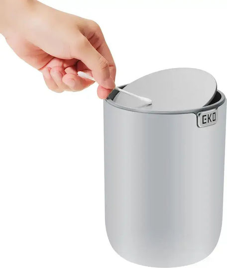 Eko Fandy 2 Mülleimer Kunststoff Grau 2.2lt