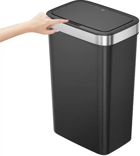 Eko Waste Bin Made of Stainless Steel with Sensor 50lt Black