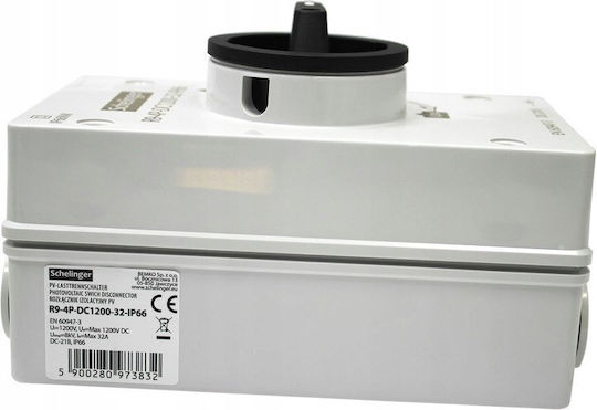 Isolation Switch 32a 4p Pv 1200v Dc Ip66