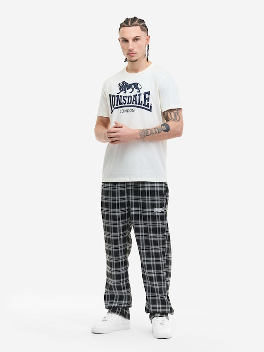 Lonsdale Logo T-shirt Εκρού