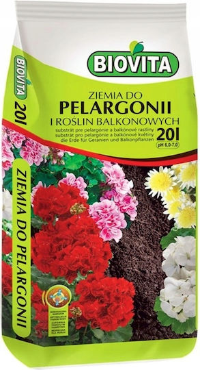 Soil Geraniums Balcony Plants 20l