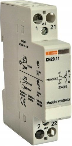 Lovato Electric Auxiliary Contact Industrial Type CN2011024