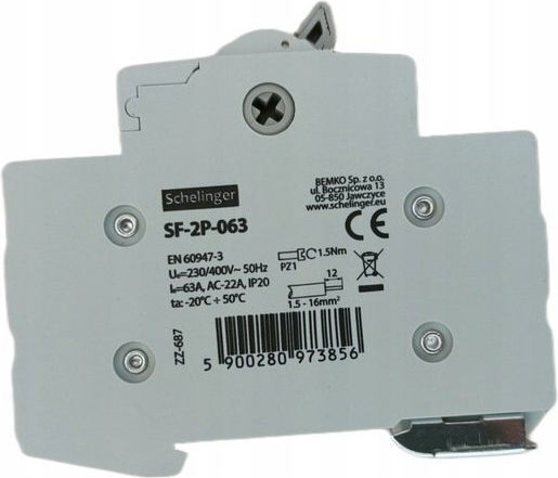 Modular Installation Switch I-0-ii 2p 63a A11-sf-2p-063