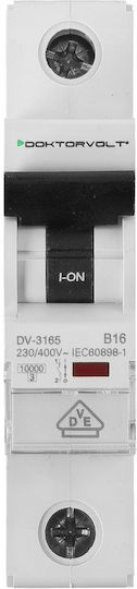 Автоматичен Прекъсвач 1п B 16A 10kA AC DV-3165