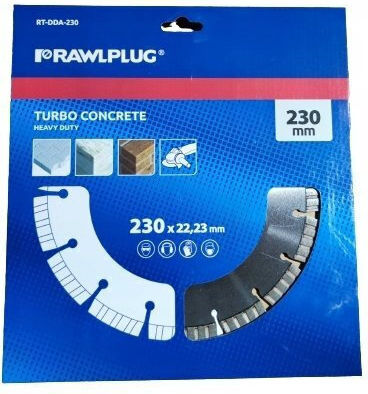 Rawlplug Δίσκος Κοπής Δομικών Υλικών 230mm