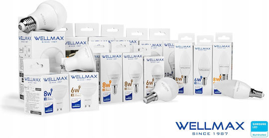 Wellmax LED Bulb 6W for GU10 Socket Natural White 540lm