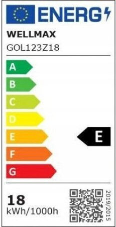 Wellmax Λάμπα LED 18W για Ντουί E27 Ψυχρό Λευκό 2200lm