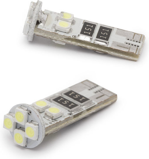 Led Autolampe T10 W5w 3w 56lm 6000k 8 Smd 12v Menge 2 Stück