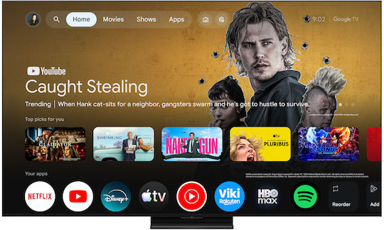 TCL Smart Τηλεόραση 75" 4K UHD QD-Mini LED A400U HDR (2026) 75A400U