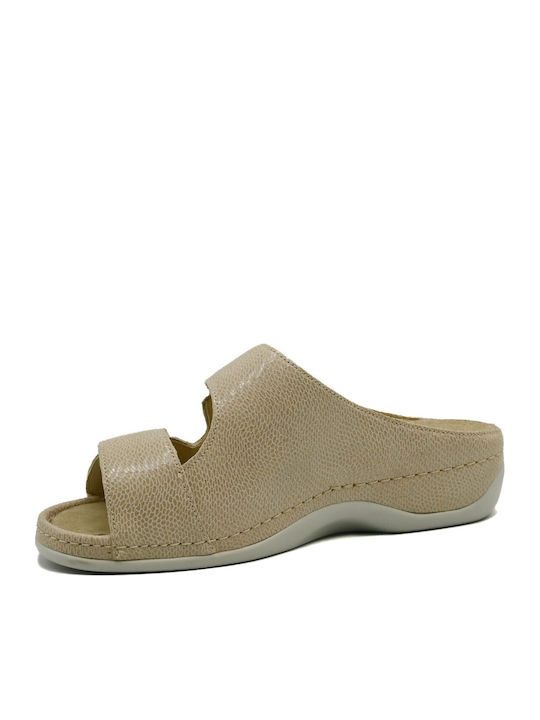 Leather Women's Anatomic Beige Sandals