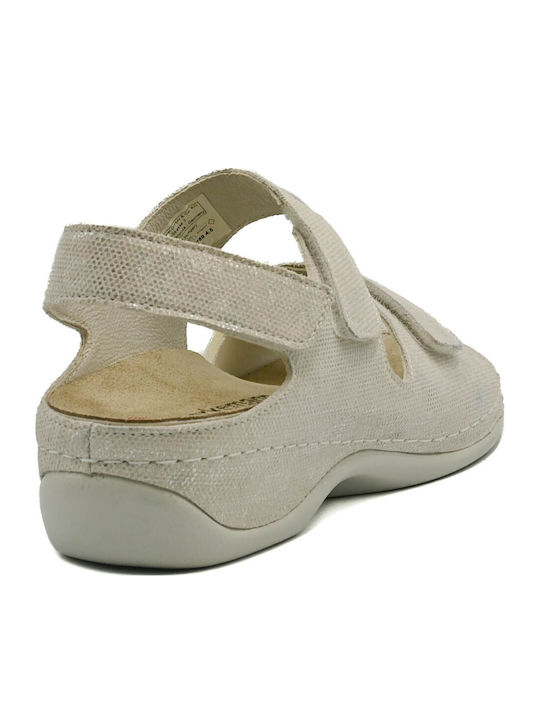Leather Women's Anatomic Beige Sandals