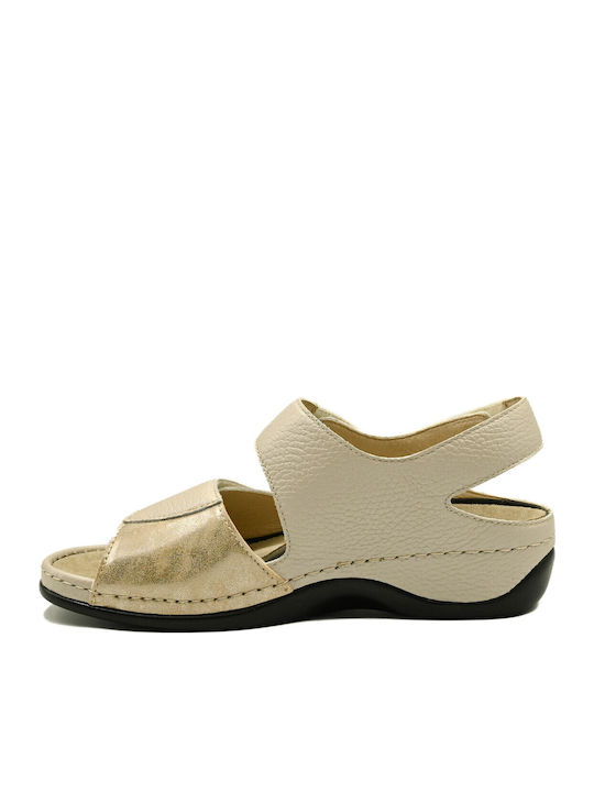Leather Women's Anatomic Beige Sandals