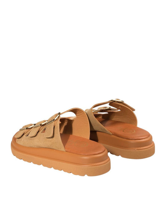 Women's Flat Sandals Beige