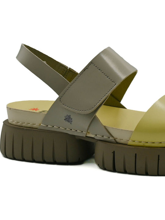 Leather Women's Anatomic Yellow Sandals