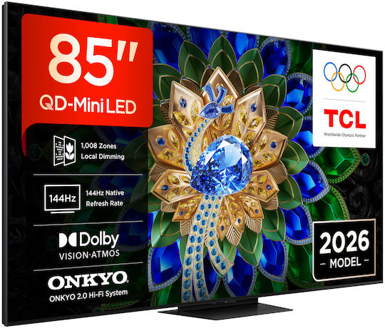 TCL Smart Televizor 85" 4K UHD QD-Mini LED A400U HDR (2026) 85A400U