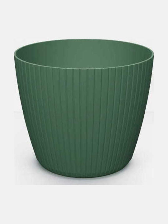 Prosperplast Plant Pot Plastic Green with Stand 138x138cm