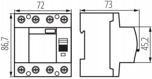 Residualstromschutzschalter 4p 40a 0,03a Typ B Krd10-4 40 30-b Vde 38540