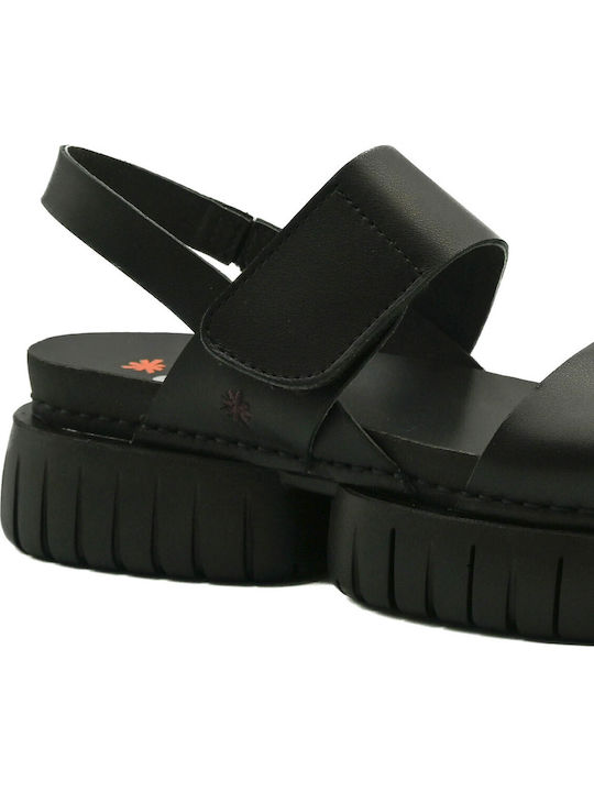 Leather Women's Anatomic Black Sandals