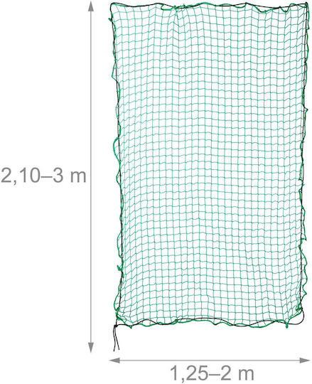 Relaxdays Plasă Remorcă Verde 2.3 X 3.5 M Verde Negru 0.8x350x230 Cm