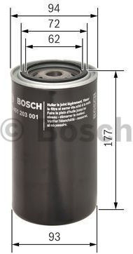 Маслен Филтър Bosch 0 451 203 001