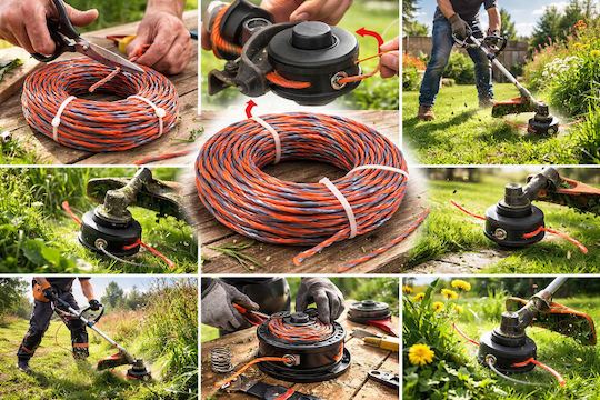 Lini De Tăiere Pentru Mașini De Tuns Iarba De 3.0 Mm Lungime 50m