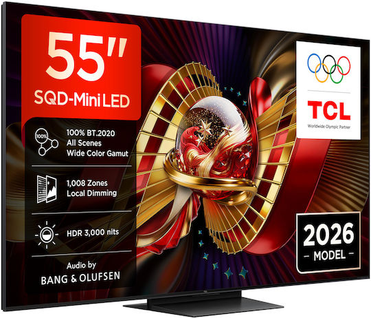 TCL Smart Televizor 55" 4K UHD SQD-Mini LED C8L HDR (2026) 55C8L
