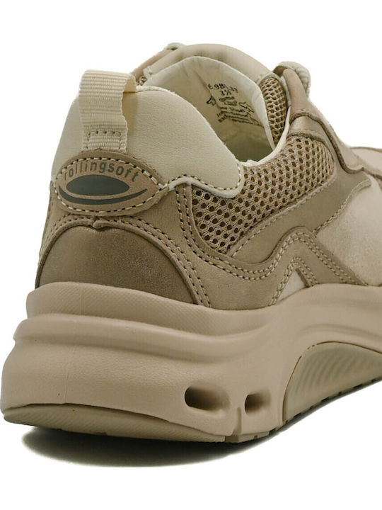 Damen Anatomische Sneakers Beige