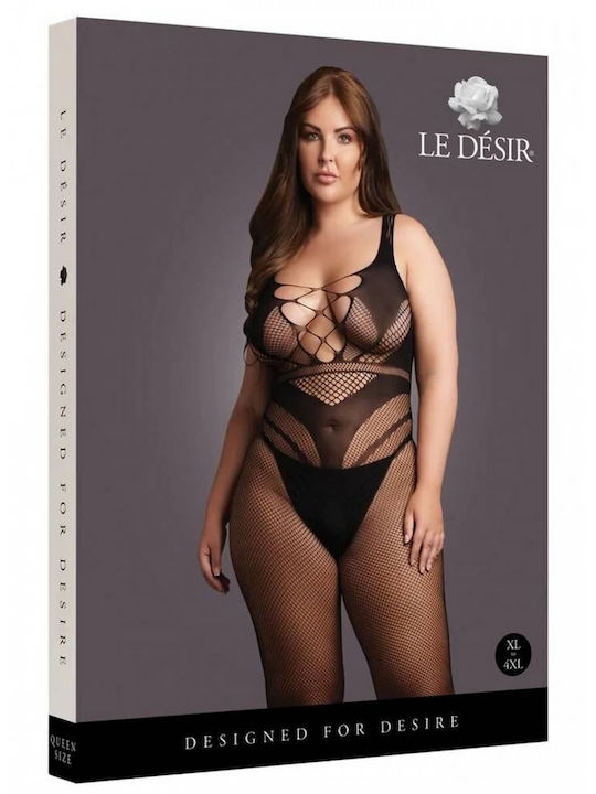 Bodysuit Sexy Linii Evidențiate Osx Negru