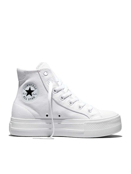 Chuck Taylor Women's Flatform Boots White