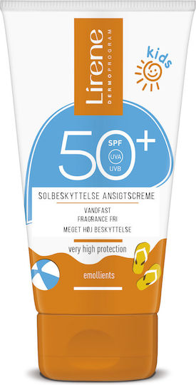 Lirene Sun Kids SPF50 Αδιάβροχο Παιδικό Αντηλιακό Γαλάκτωμα για Πρόσωπο 50ml