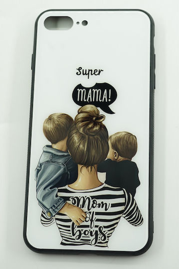 Flippy Protective Case Compatible Huawei Nova 9 Super Mom Glass Print Multicolor