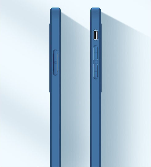 Husă Protectoare Flippy Samsung A03 Suport Cameră Electroplacat 1.5 Mm Grosime Protecție Cameră Albastră