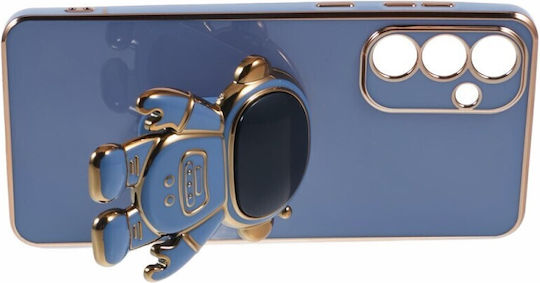 Husă Telefon 2în1 Flippy Compatibilă Samsung Galaxy S24 Ultra Husă Tpu Inclusă Suport Tip Astronaut Protecție Cameră Albastru
