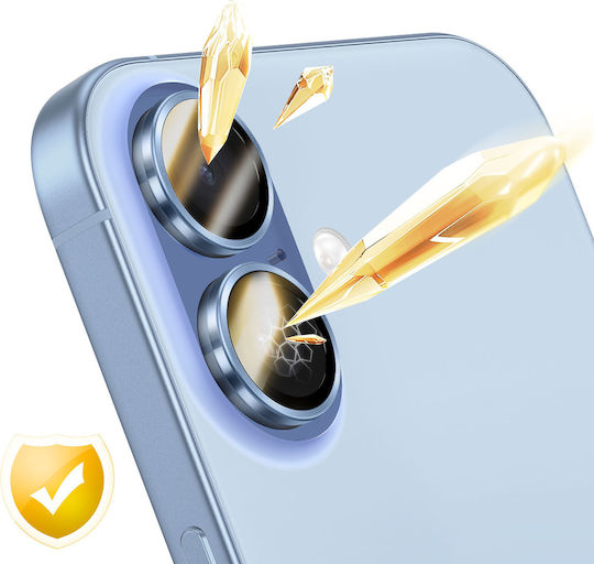 Rhinoshield Anti-scratch Camera Lens Protection Iphone 16 16 Plus 17 Blue