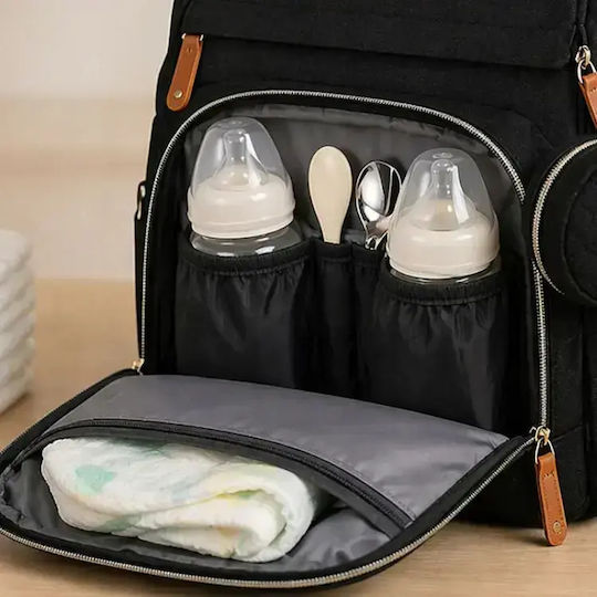 Bag-Bed Backpack Black 40x30x20cm