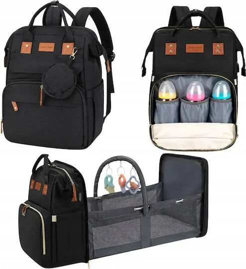 Bag-Bed Backpack Black 40x30x20cm