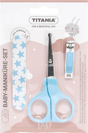 Titania Baby Nail Care Set Beige 3 Pieces