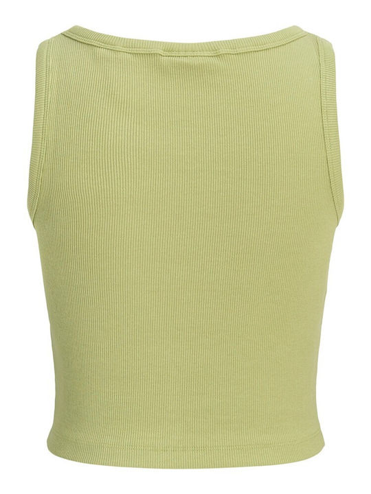 Women's Summer Crop Cotton Top Green