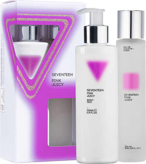 Seventeen Pink Juicy Women's Set with Body Lotion