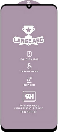 Xiaomi Mi 10 Lite 5g Black 9h Hd Large Arc High Alumina Full Screen Tempered Glass Film Screen Protector