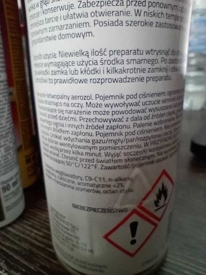 Tech2 Lock Grease Spray 150ml