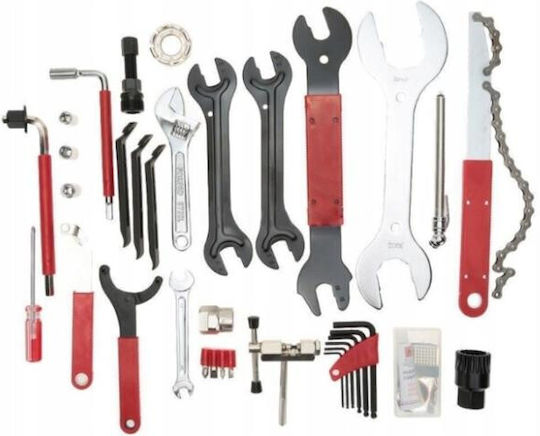 Roxar Fahrradwerkzeug-Set 44-teilig Werkstattkoffer
