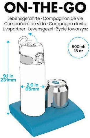 Ion8 Sticlă Pentru Copii NBA Plastic Slim 500ml